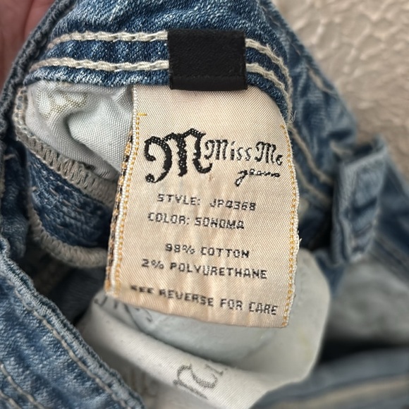 Women’s Miss Me Jeans Blue Bootcut 30 Low Rise Denim Color Sonoma - Picture 11 of 11